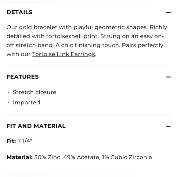 Talbots cube stretch bracelet - Picture 4 of 16